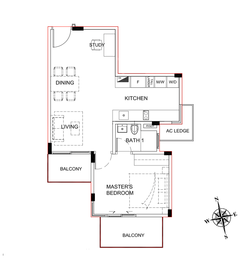 Seasuites – floor plan