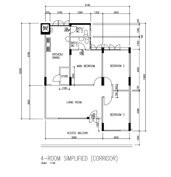 171 Bedok South Road – floor plan