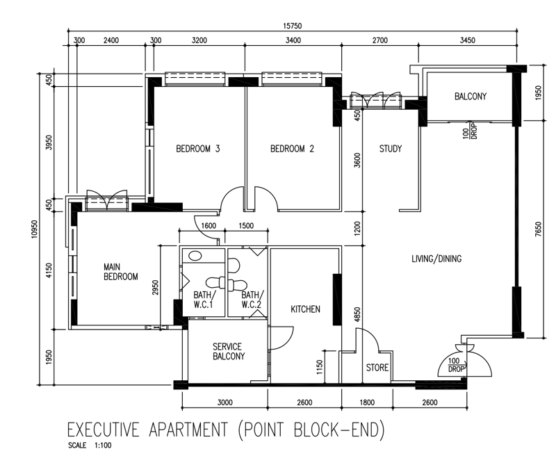 286B Toh Guan Road – floor plan