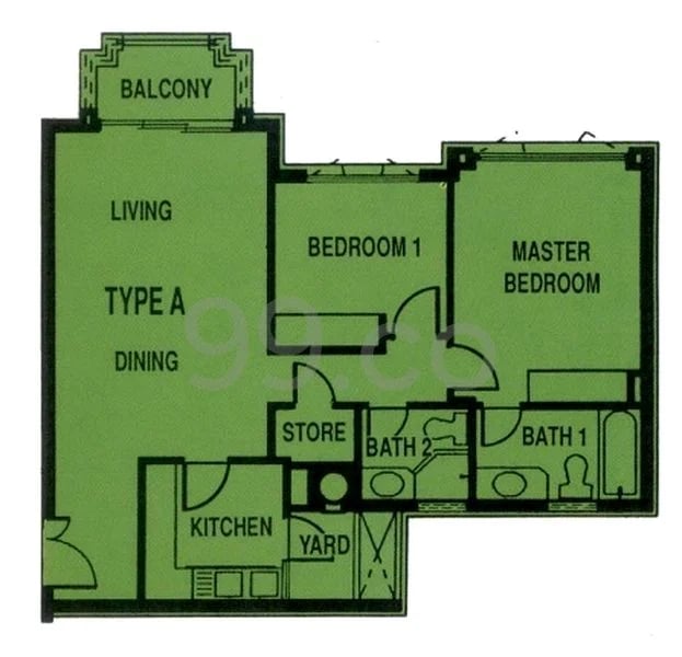 The Merasaga – floor plan