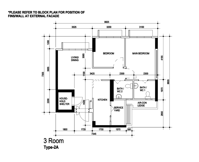 108A Bidadari Park Drive – floor plan