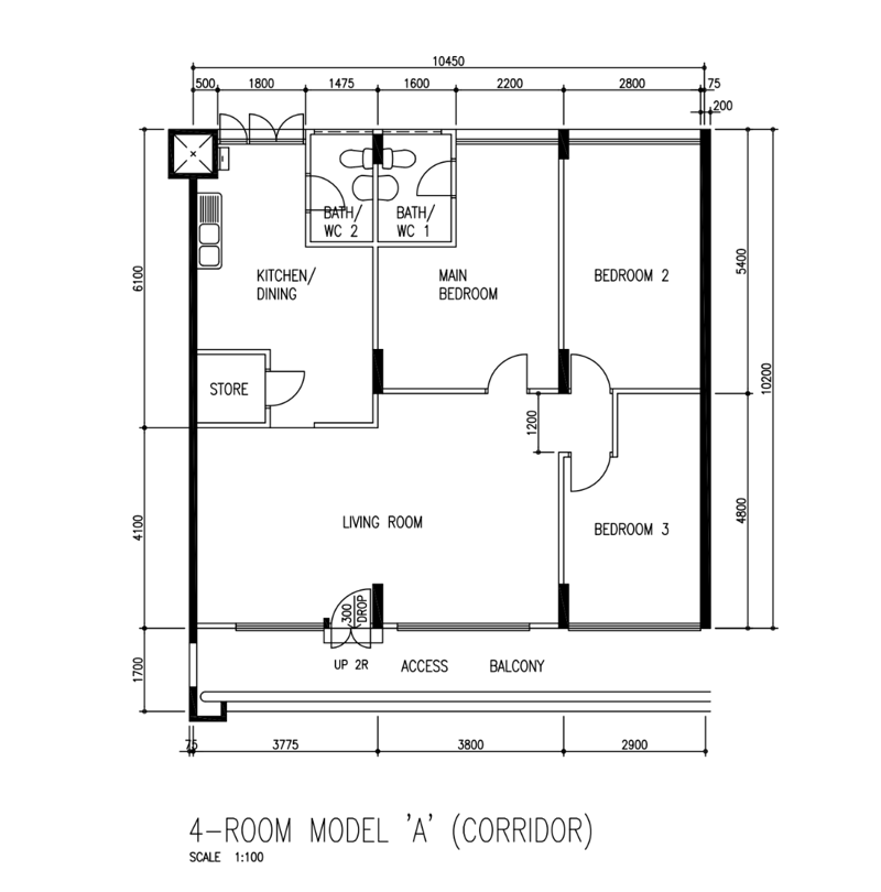 104 Pasir Ris Street 12 – floor plan