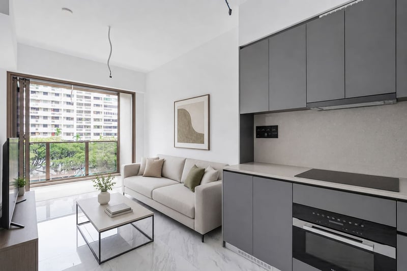 The Landmark – Living Kitchen 1