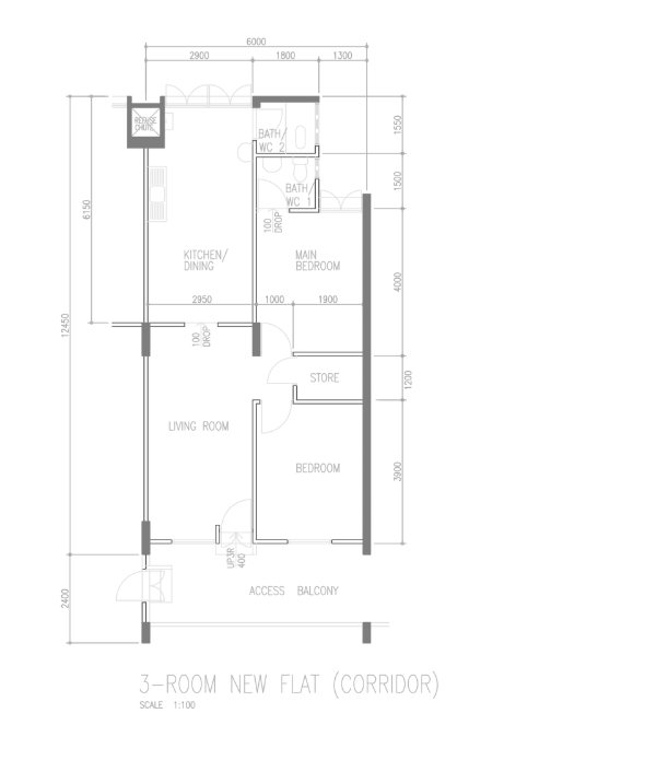 742 Yishun Avenue 5 – floor plan