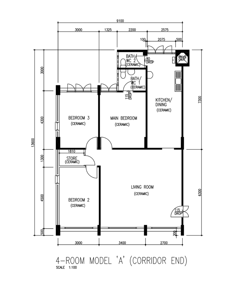 867 Yishun Street 81 – floor plan