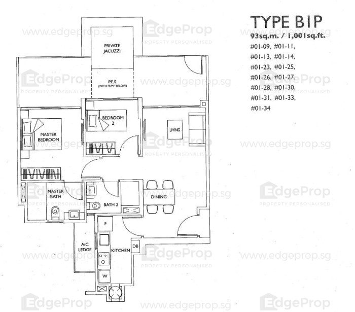 The Luxurie – floor plan