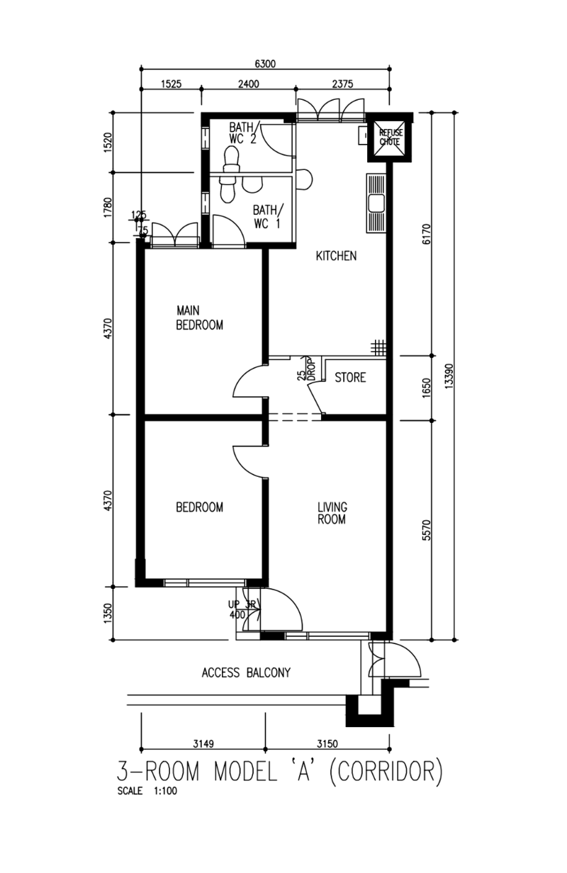 915 Jurong West Street 91 – floor plan