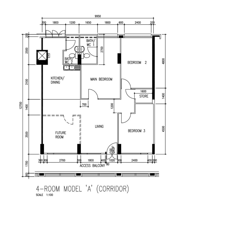 287 Bishan Street 24 – floor plan