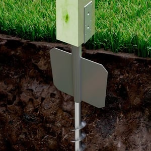 GroundPlug<sup>®</sup> Twister<sup>TM</sup> M16/125mm Post Bracket
