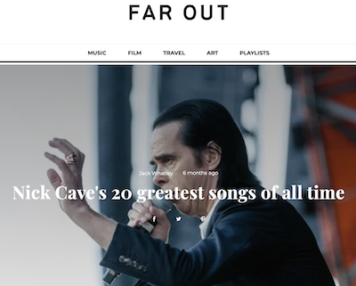Nick Cave's 20 greatest songs of all time