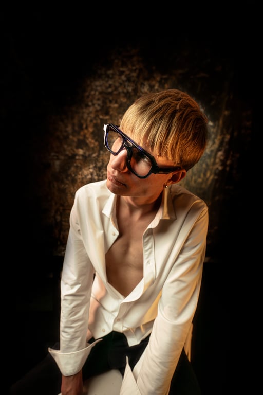 Editorial hair styling