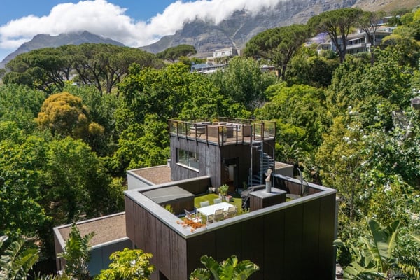 Modern European Higgovale home with separate studio flatlet and ample outdoor space