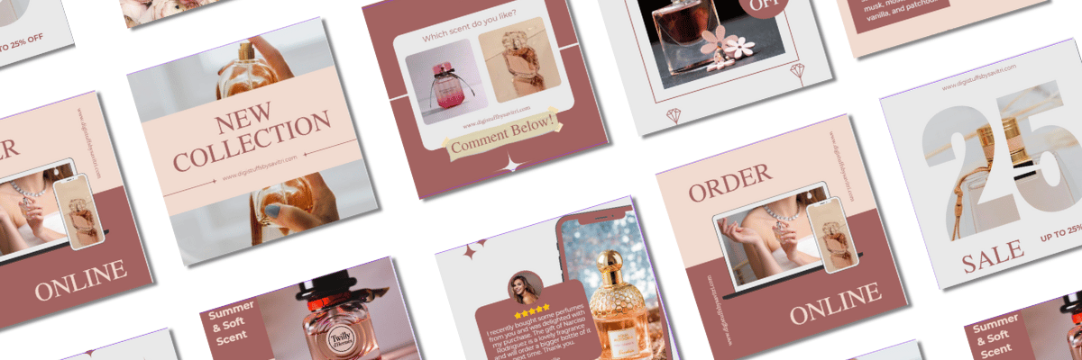 image for Exclusive IG Post Templates for Product Perfume/Skincare button