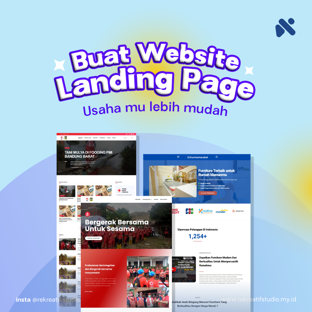 image for Pembuatan Landing Page button