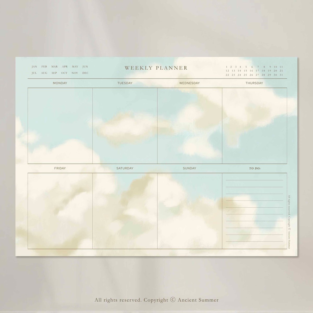 Image for  📝 Printable Planner and Habit Tracker Bundle (Digital Product - Instant Download!)