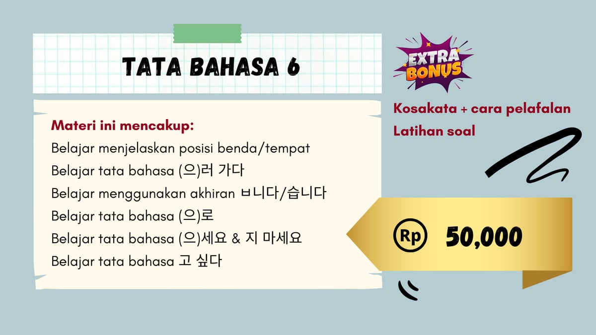 Image 0 for Tata Bahasa 6