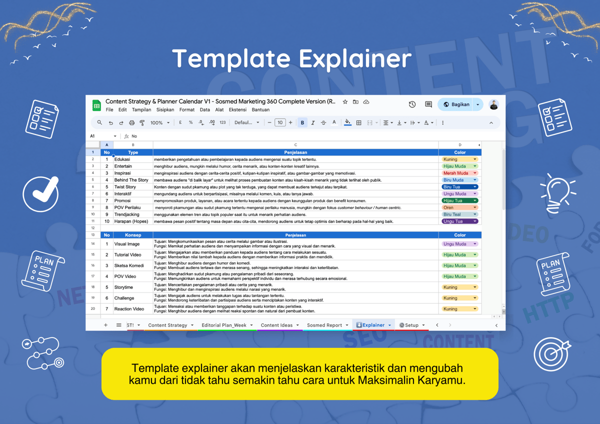 Image for Social Media & Content Planner #JagoNgonten
