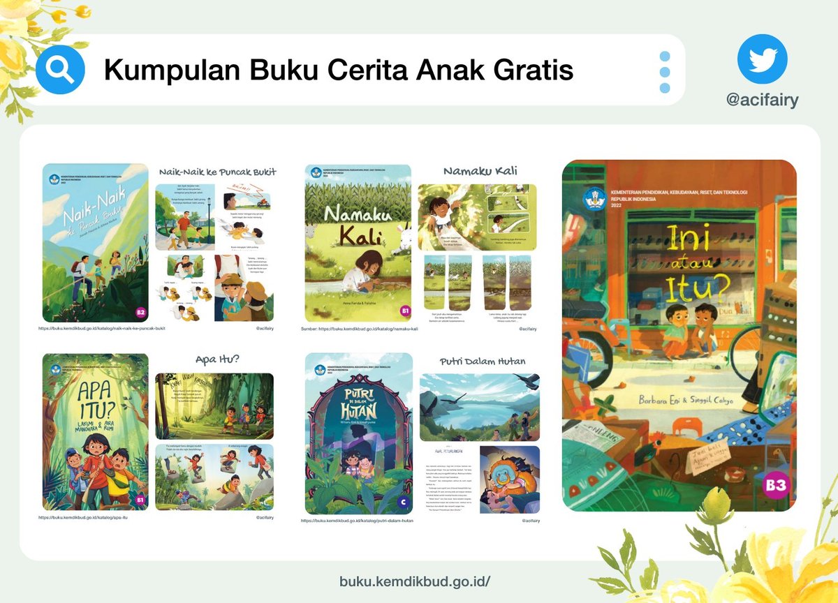 image for FREE E-Book Kumpulan Buku Anak Bergambar Kemendikbud button