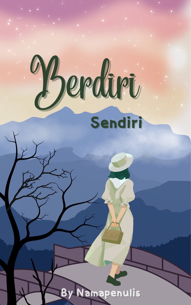 image for 004. Template cover novel/ Ebook +BROKMARK + Horizontal Cover button