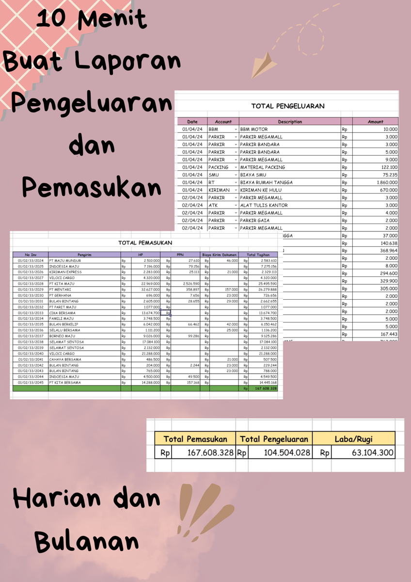 image for 10 Menit Membuat Laporan Pemasukan dan Pengeluaran button