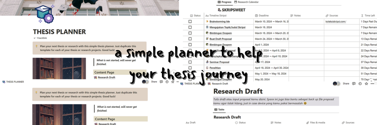 image for Thesis Planner 2024 [Notion] button