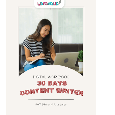 image for Beli Workbook '30 Days Content Writer' button