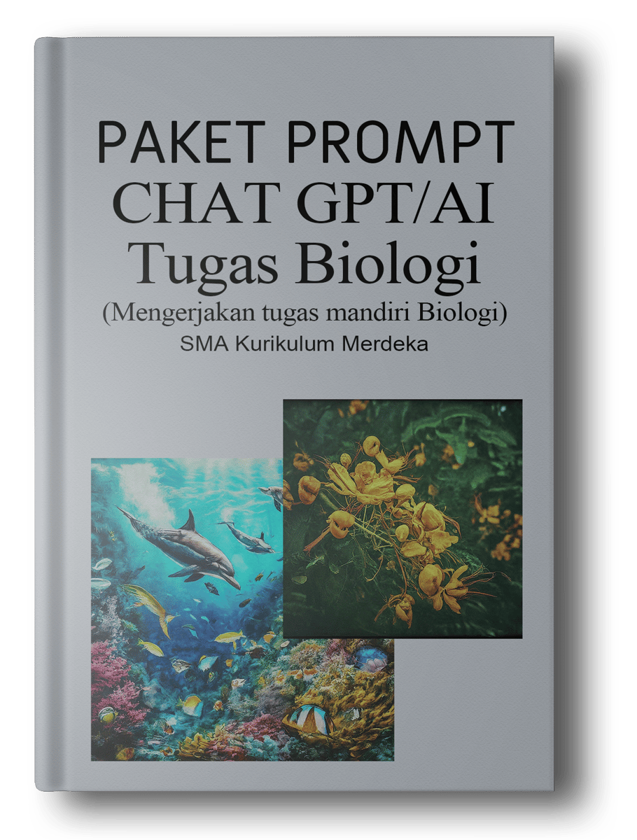 image for (X) E-BOOK PAKET PROMPT CHAT GPT TUGAS BIOLOGI SMA KURIKULUM MERDEKA KELAS 10. SET TUGAS BIO BERES! button