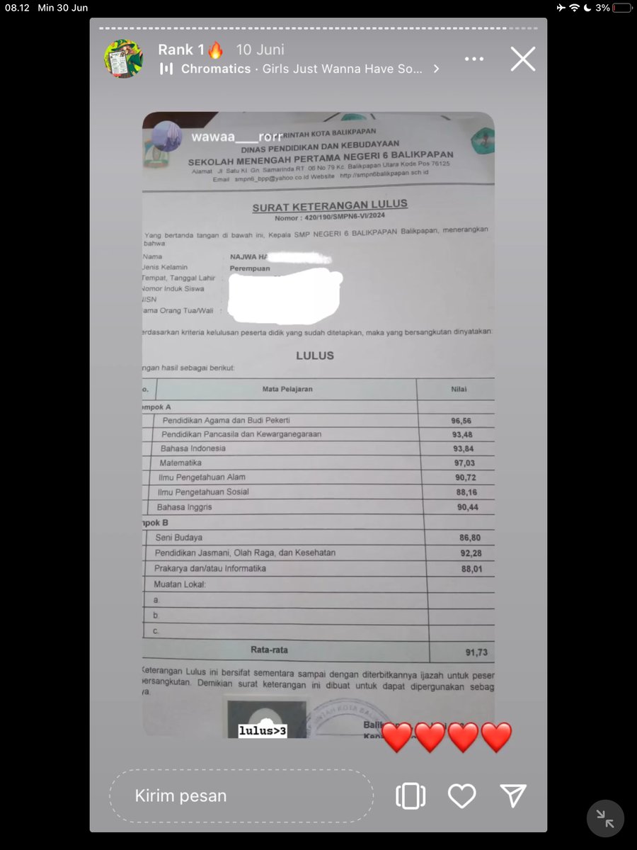 Image for FOTO KORBAN KECANDUAN BELAJAR PAKE "CATATAN INDAH" (GESER GAMBAR/CEK HIGHLIGHT IG CATATANINDAHNS BAGIAN "RANK 1"
