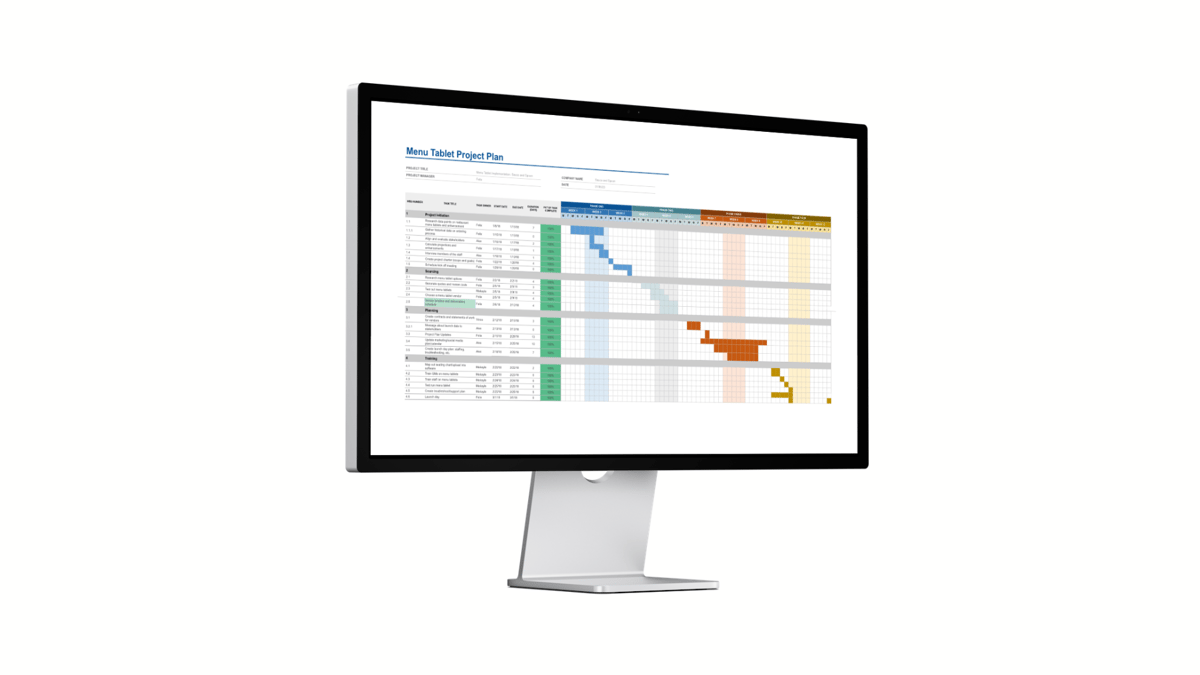 image for [Project Management] Sauce & Spoon Restaurant: Menu Tablet Implementation button