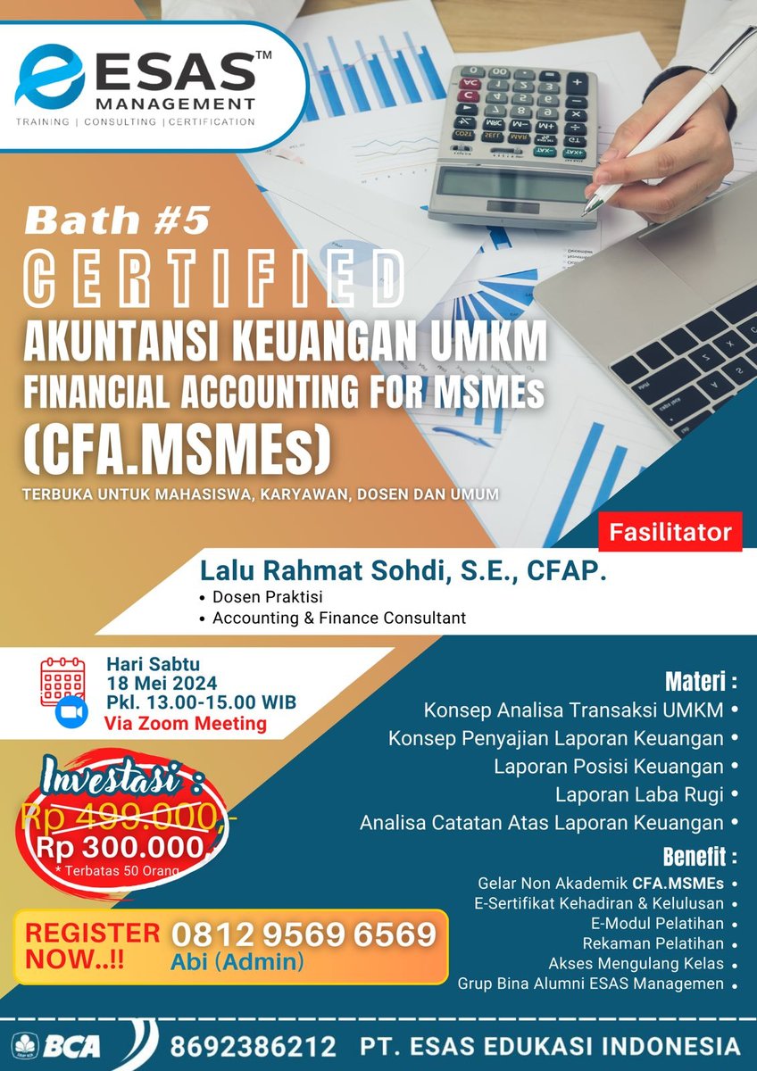 image for Certified financial accounting for MSMEs/UMKM (CFA.MSMEs) button