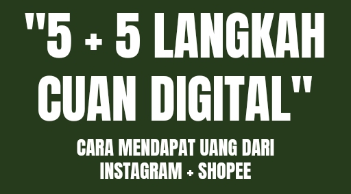 image for [e-book Gratis] 5+5 Langkah Cuan Digital dari Shopee Afiliate button