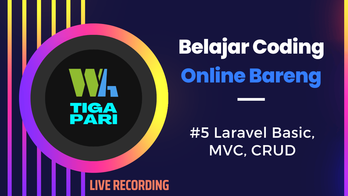 Highlight image for [FREE] Fast track Laravel Basic, MVC, dan CRUD