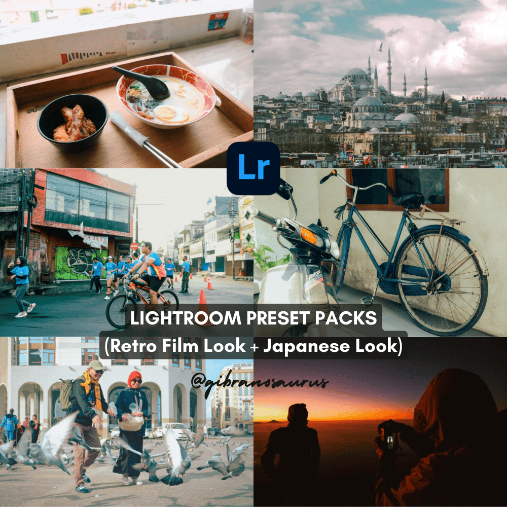 image for Lightroom Presets Packs (Retro Film Look & Japanese Look) button