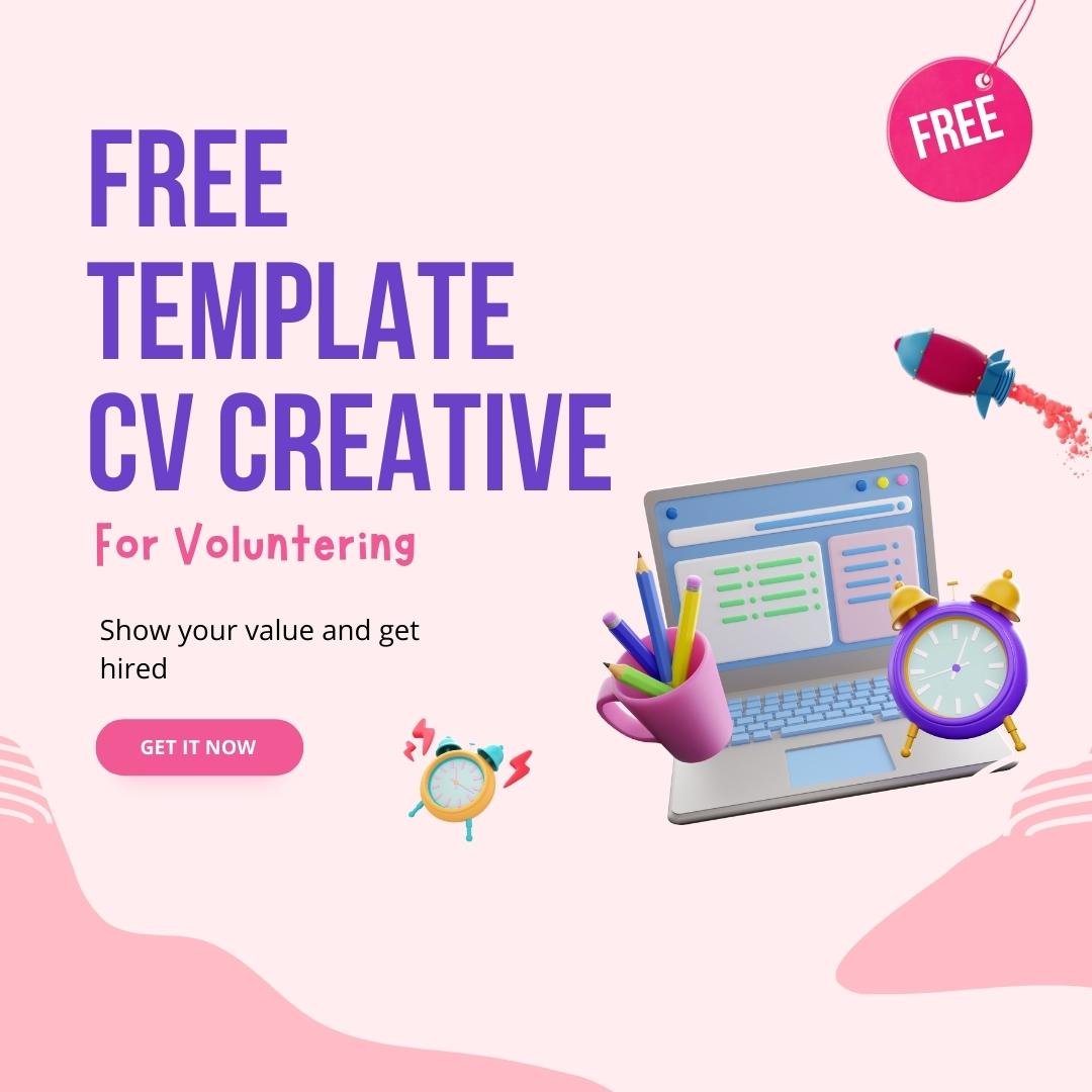 image for FREE Template CV Creative button
