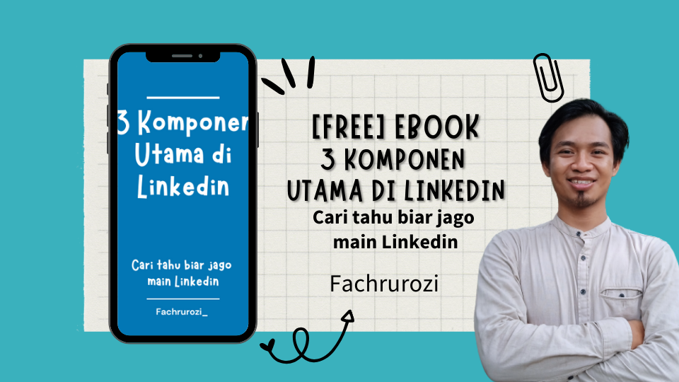 image for [FREE] eBook - 3 Komponen Utama Linkedin button