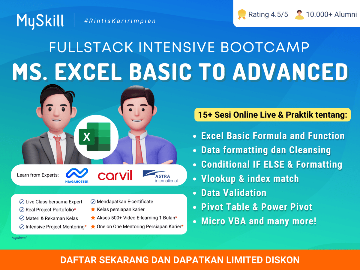 MICROSOFT EXCEL BASIC TO ADVANCED: FULLSTACK INTENSIVE BOOTCAMP