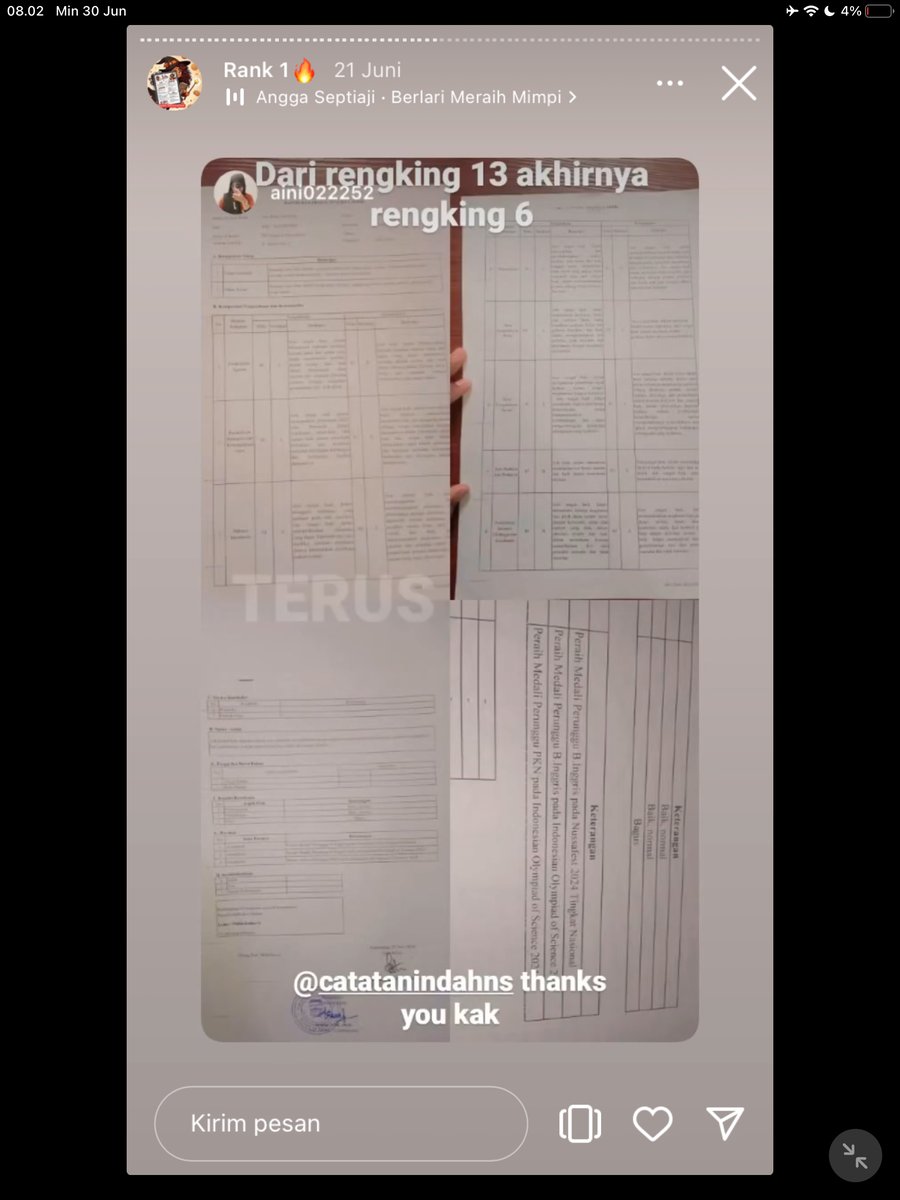 Image for FOTO KORBAN KECANDUAN BELAJAR PAKE "CATATAN INDAH" (GESER GAMBAR/CEK HIGHLIGHT IG CATATANINDAHNS BAGIAN "RANK 1"