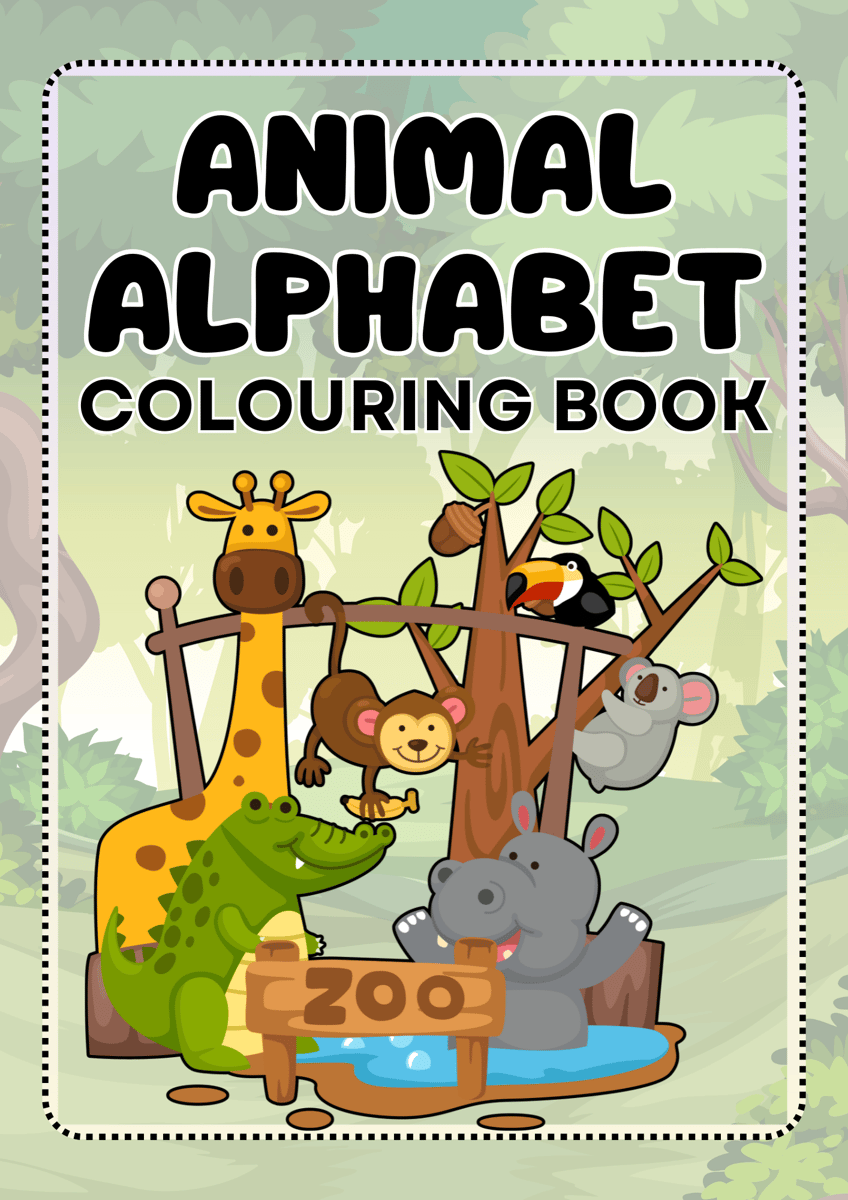 image for Coloring Book Animal Alphabet button