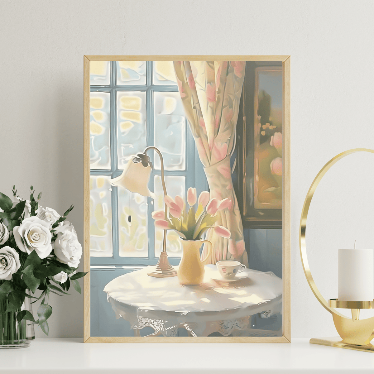 Image for Digital produk pink tulip in summer (Instant Download)