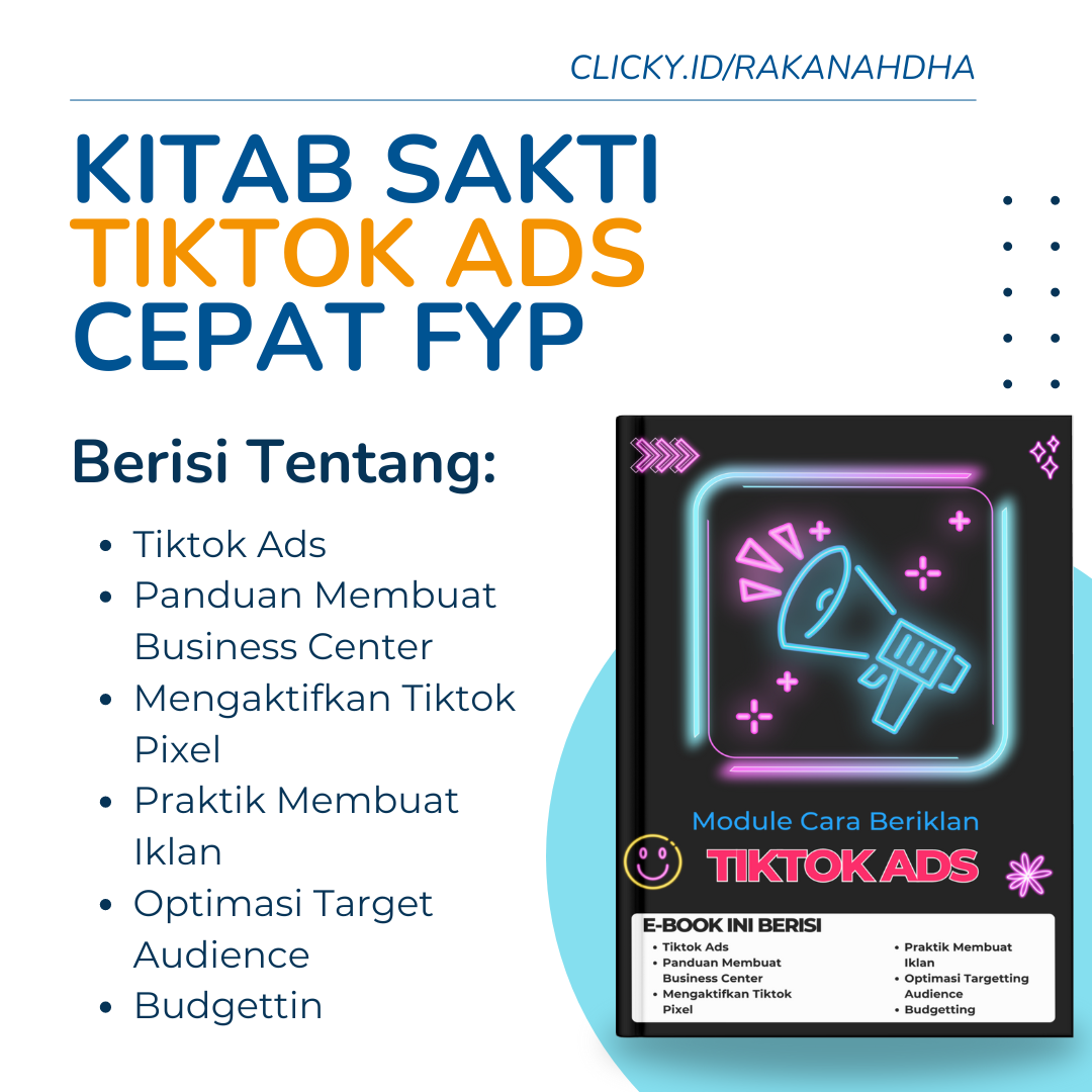 image for KITAB SAKTI TIKTOK ADS CEPAT FYP button