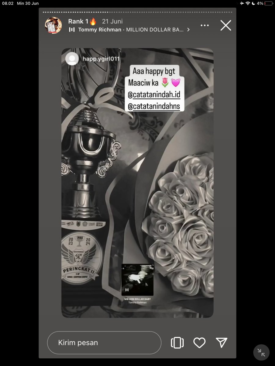 Image for FOTO KORBAN KECANDUAN BELAJAR PAKE "CATATAN INDAH" (GESER GAMBAR/CEK HIGHLIGHT IG CATATANINDAHNS BAGIAN "RANK 1"