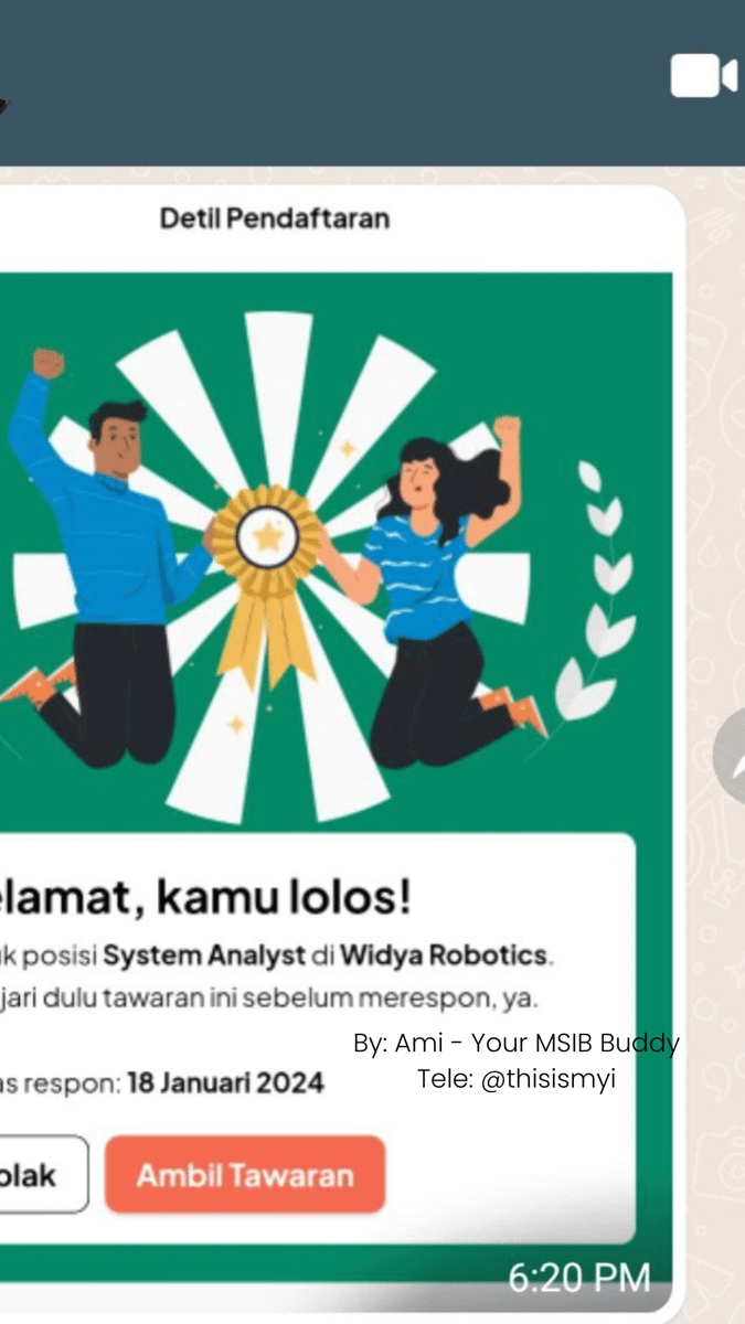 Image for Testimoni Bimbingan MSIB Batch 6