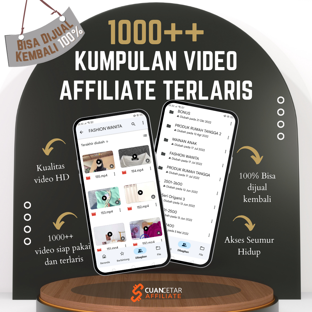 image for 1000++ KUMPULAN VIDEO AFFILIATE TERLARIS button