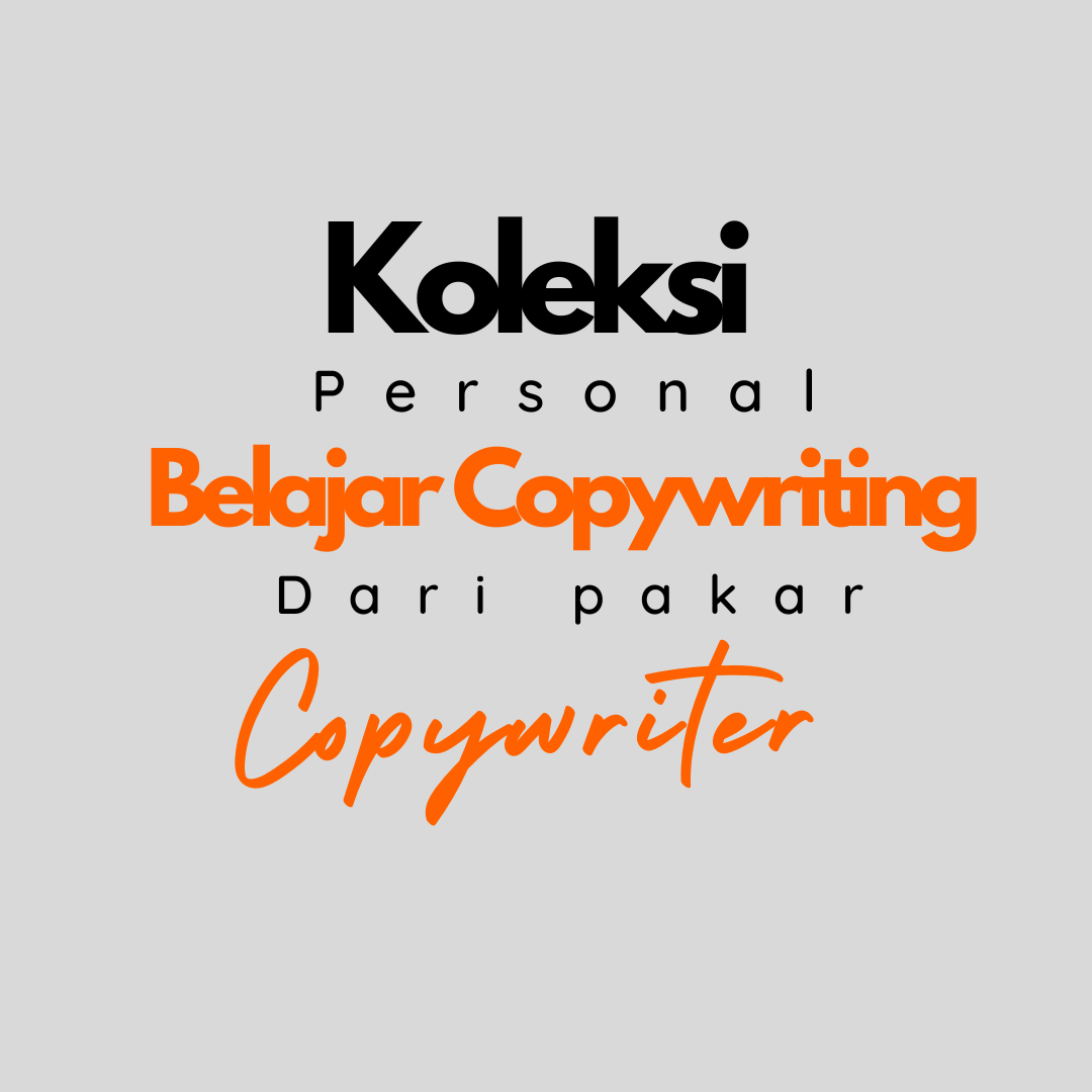 image for Koleksi Personal Belajar Copywriting dari Para Pakar Copywriter button