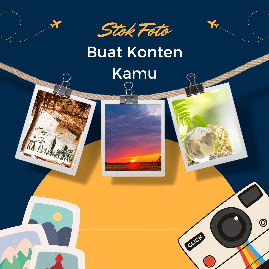 image for Stok Foto Konten button