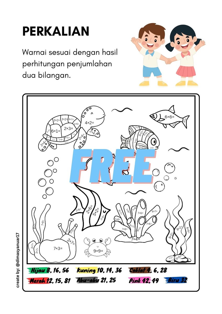 image for [FREE] Belajar Perkalian Sambil Mewarnai Untuk Anak button