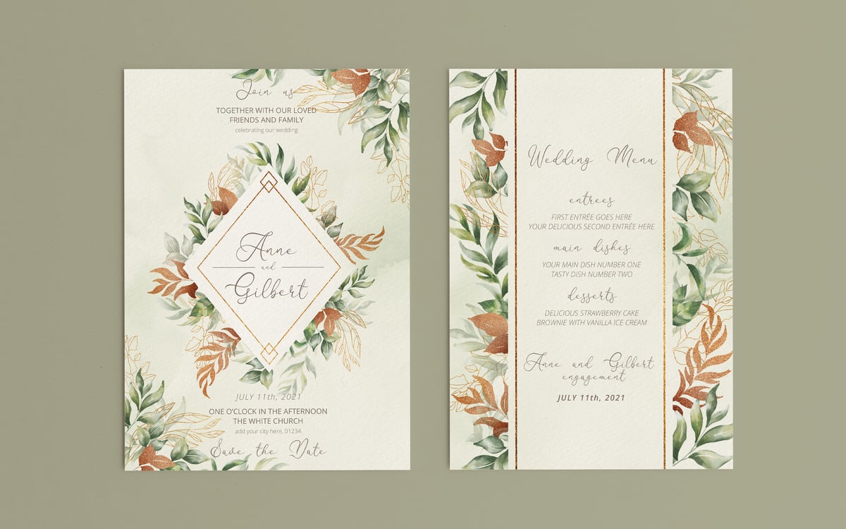 image for Free Template Wedding Card Invitation button