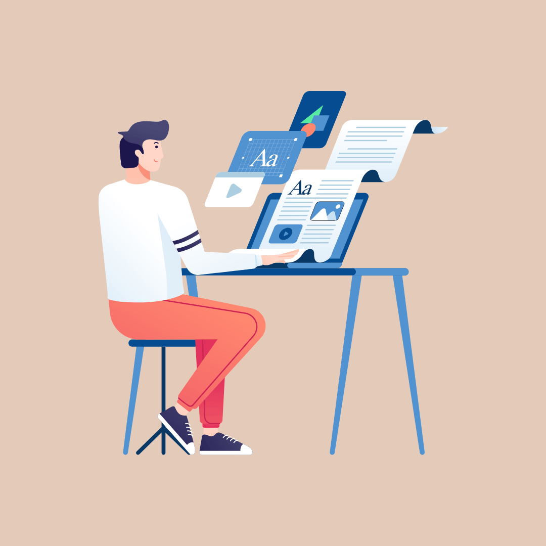 image for Free Ide Konten Social Media button