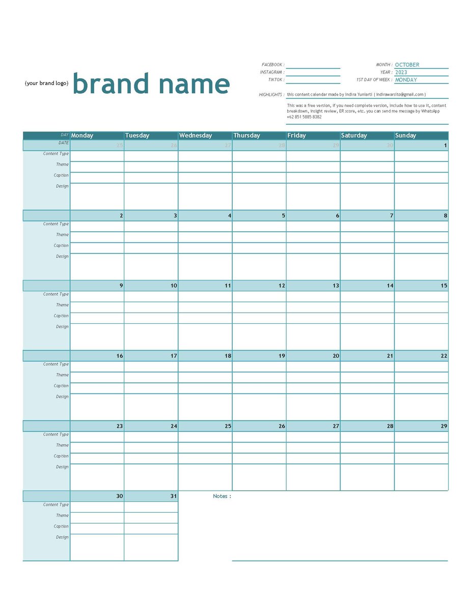 Preview Template