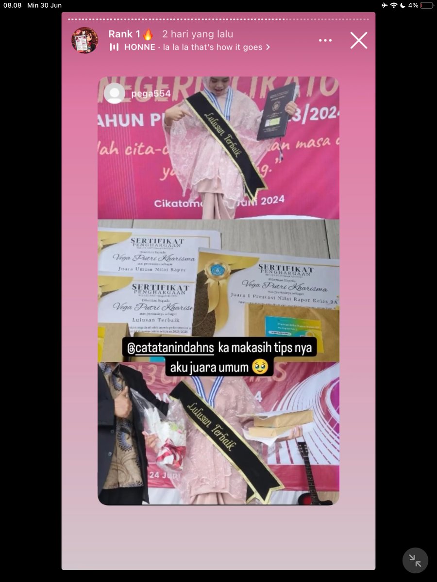 Image for FOTO KORBAN KECANDUAN BELAJAR PAKE "CATATAN INDAH" (GESER GAMBAR/CEK HIGHLIGHT IG CATATANINDAHNS BAGIAN "RANK 1"